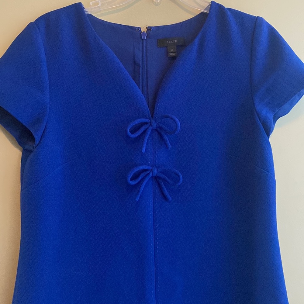 J Crew Career Shift Dress with Bow detail